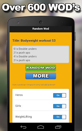 Random WOD - WOD Randomizer