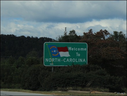 welcome to North Carolina