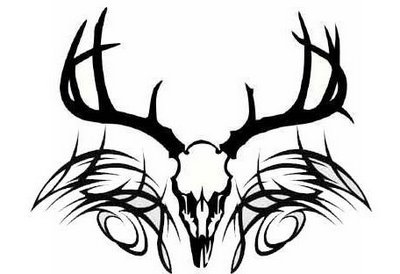Skeleton Tattoo Designs on Tribal Deer Skull Designs Jpg