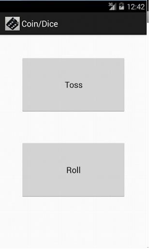 Toss Coin or Roll Dice