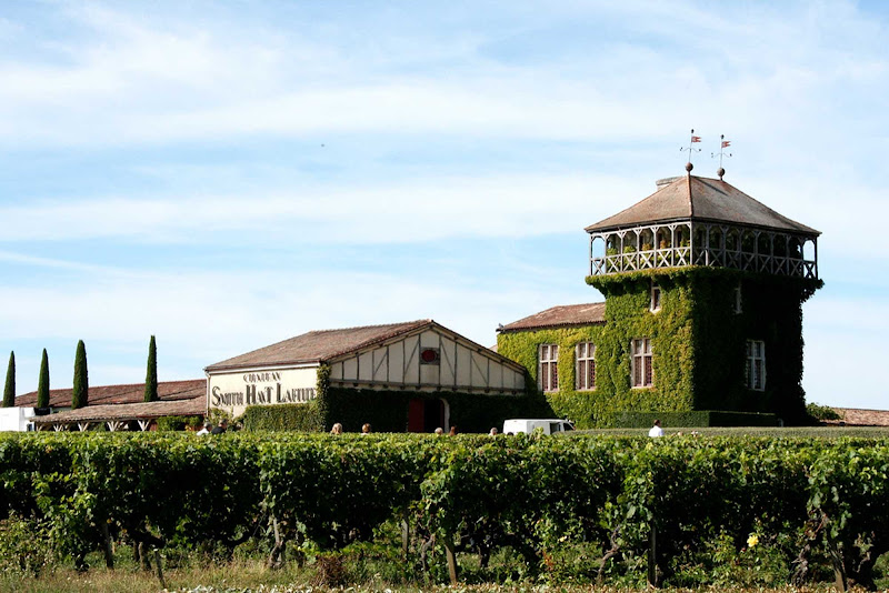 Chateau Smith Haut Lafitte, which makes well-regarded Bordeaux reds, in Bordeaux, France.