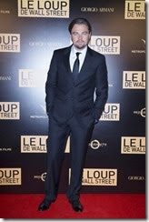 Leonardo Di Caprio<br />Soiree de l'avant première mondiale du "Loup de Wall-Street" auPalais Brogniard à Paris le 9 décembre 2013