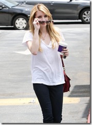 Emma Roberts in Tight Black Pants Leaving The Coffee Bean in LA-05-560x770