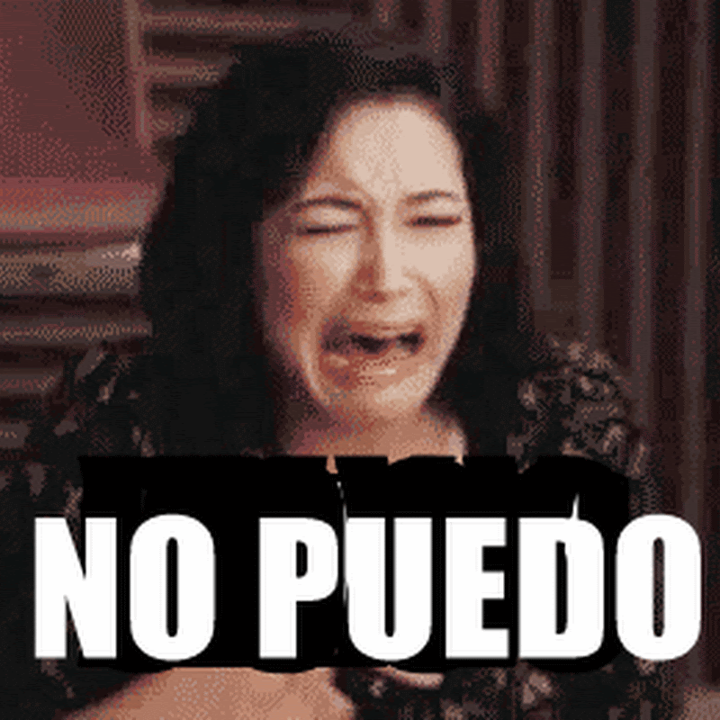 Gifs gestuales “No puedo” Y “me muero”
