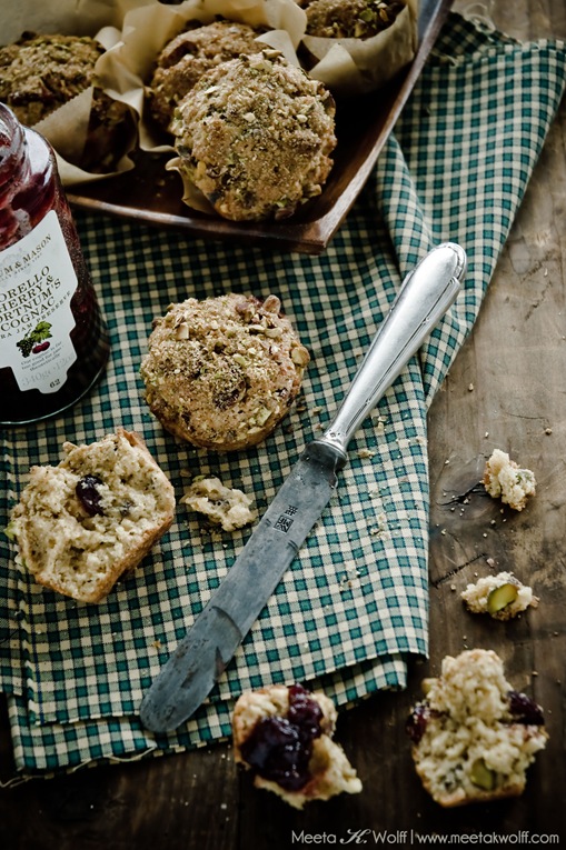 Spiced Cranberry and Pistachio Muffins (0034) by Meeta K. Wolff