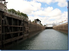 4961 Michigan - Sault Sainte Marie, MI -  St Marys River - Soo Locks Boat Tours - inside MacArthur Lock