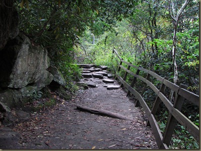 path to next level of Linville Falls