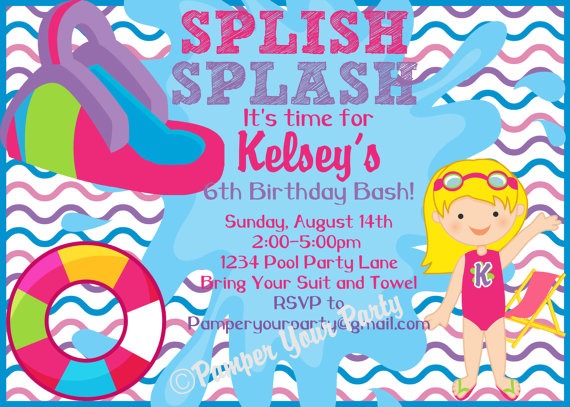 Splish Splash Invitation