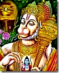 Hanuman thinking of Rama