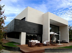 Fachada terraza fachada moderna muebles de terraza