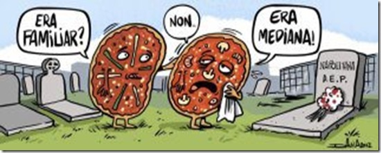 El funeral de la pizza