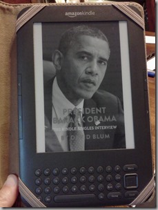 Obama Kindle single