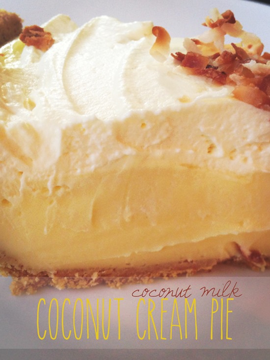 Coconut Milk Coconut Cream Pie