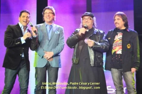 Iúdica, Mediavilla, Padre César y Lerner.JPG