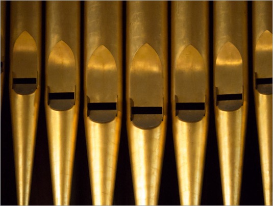 Pipe Organ pipes