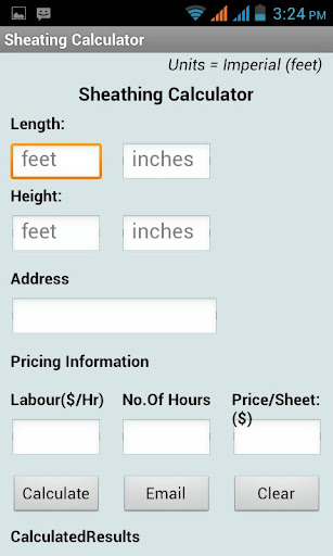 Sheathing Calculator