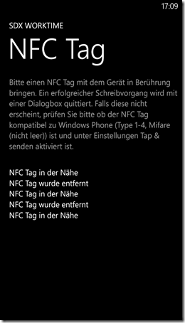 Windows Phone 8 NFC app
