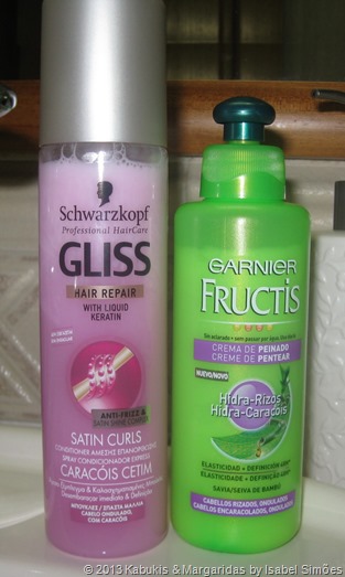 Gliss Hair Repair Satin Curls e Creme de Pentear Hidra-Caracóis Gliss Garnier