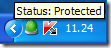 DNSCrypt icona nella barra di Windows