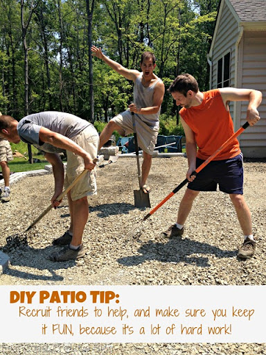 How to install a patio 2