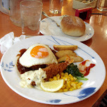 denny's breakfast in japan in Yokohama, Japan 