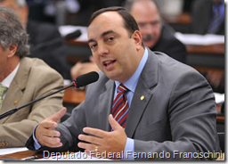 Deputado Federal Fernando Francischini, relator do projeto.
