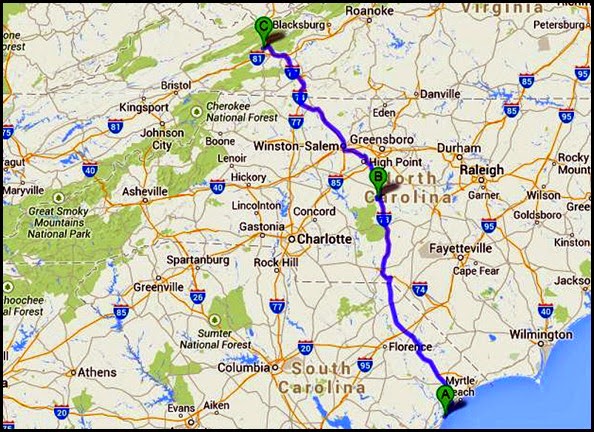 00 - Stony Fork Travel Map 00 - Stony Fork Travel Map