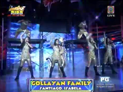 Gollayan Family in It's Showtime