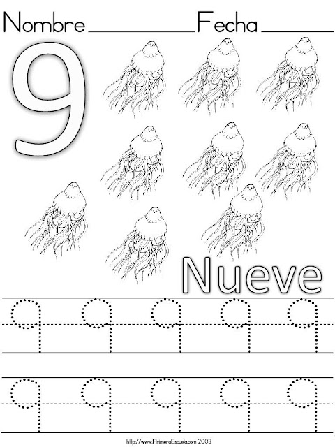 Trazos De Los Numeros
