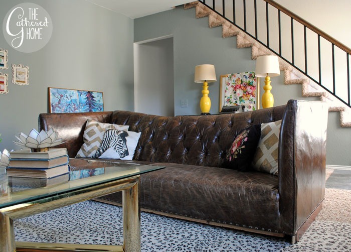 Sage Gray Walls The Gathered Home New Living Room Wall Color Sage Gray Thegatheredhome Com Behr