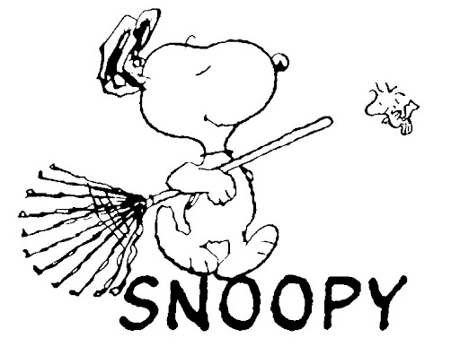 COLOREAR DIBUJOS DE SNOOPY