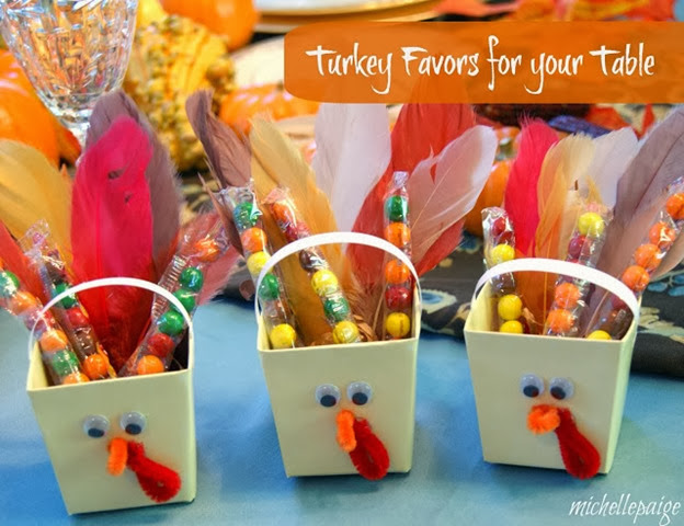 turkey favors for your table
