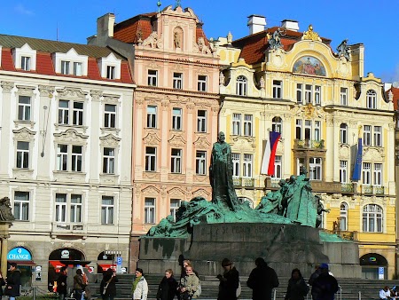 Europa Centrala: Statuia lui Jan Hus