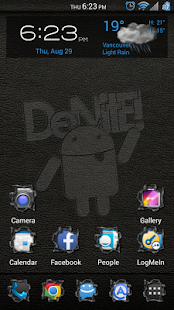 Lastest Black Leather Apex/Nova/ADW APK for Android