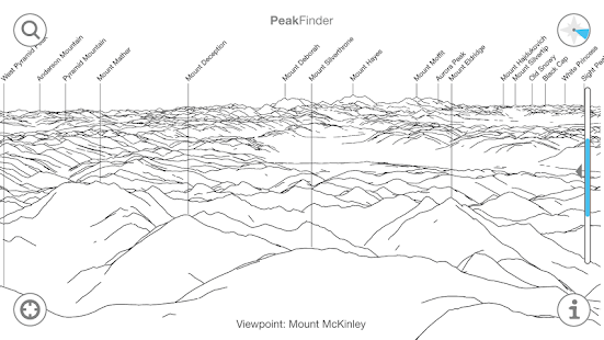 PeakFinder الأرض - قطة شاشة مصغرة