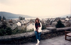 Julie at Windemere, England, 1986