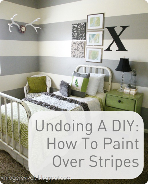 How To Paint Over Stripes