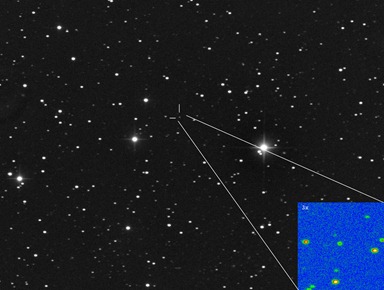 posição do cometa ISON