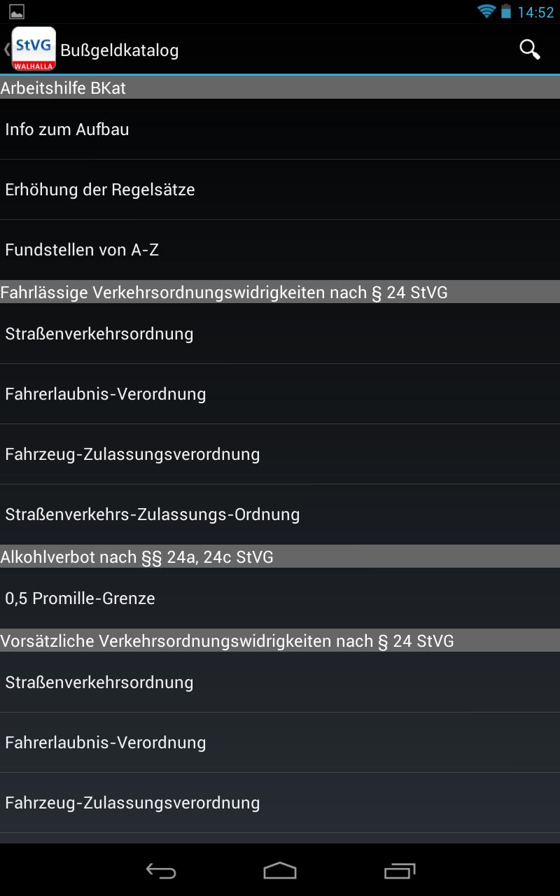 Straßenverkehrsgesetze Screen 3