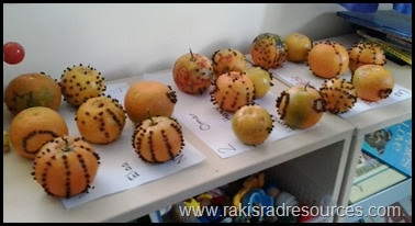 Christmas Orange and Clove Pomanders - a great Christmas craft for kids - featured on Raki's Rad Resources.