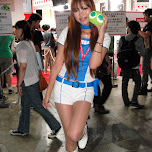 cute japanese girl at the tokyo game show 2009 in japan in Tokyo, Japan 