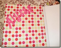 sketch book covet with name