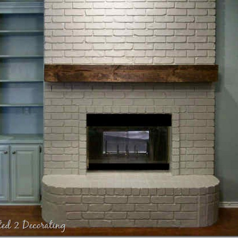 Wooden Fireplace Mantel
