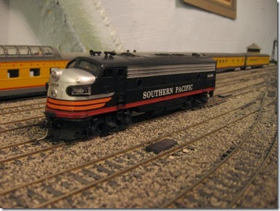 IMG_0491 Southern Pacific FP7 #6458 on My Layout on April 6, 2008