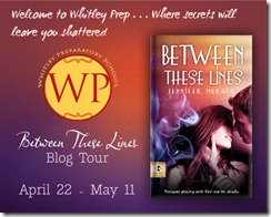 Between These Lines Blog Tour Banner