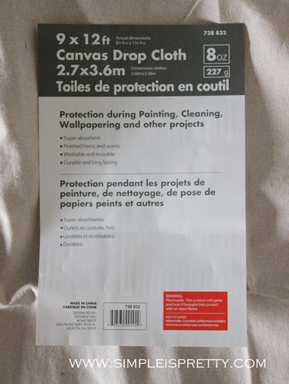 9 x 12 Canvas Drop Cloth