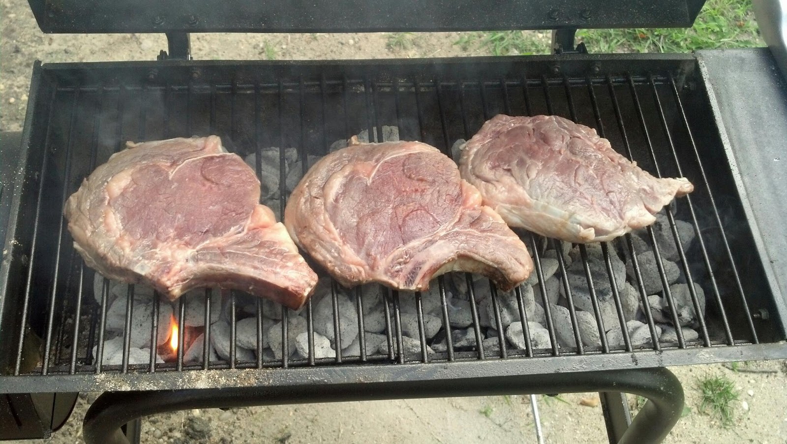 Holy Smoke Grilling and BBQ Ribeye Steaks on the New Charcoal Grill