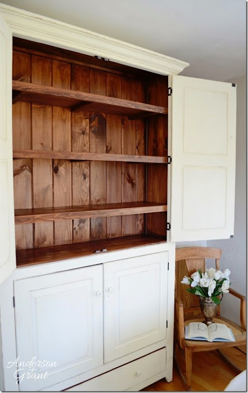 open pantry cupboard from Anderson and Grant