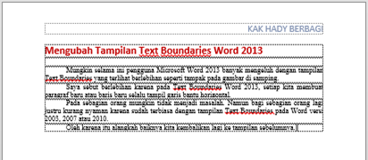 Text Boundaries