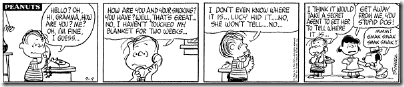 Peanuts 1967-09-09 - Snoopy as a secret agent